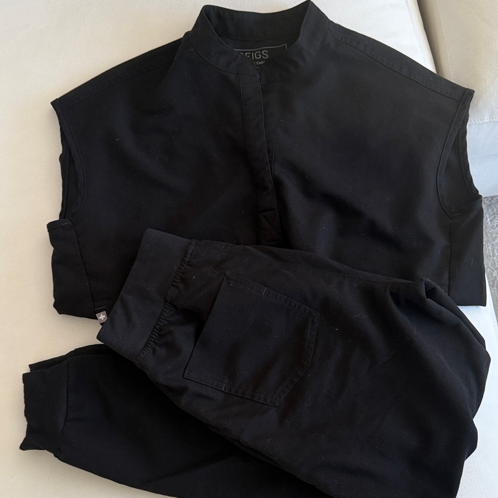 Figs set black xsmall